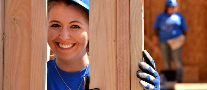 Volunteer with Habitat for Humanity